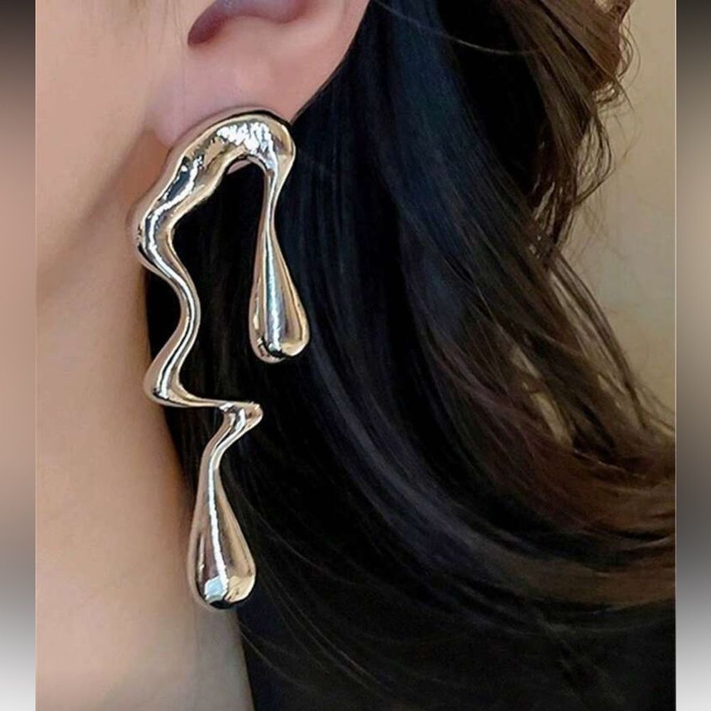 Abstract Drop Earrings N1597